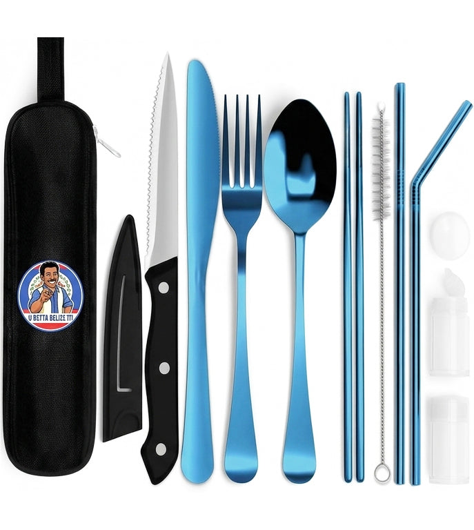 Belize Branded Travel Utensils Set