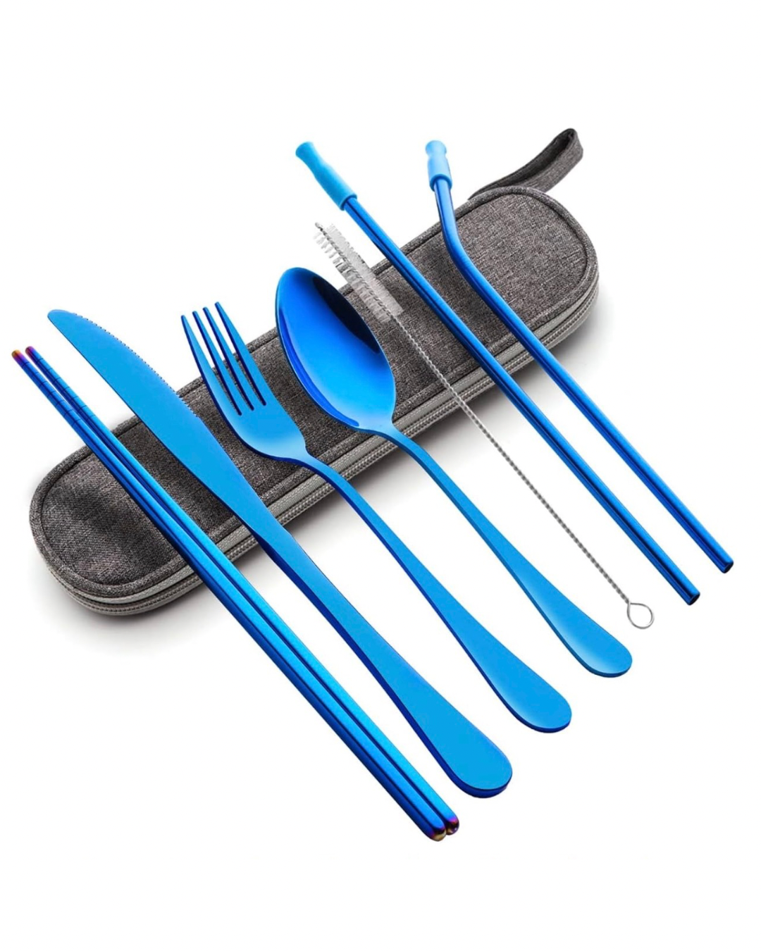 Belize Blue Utensils Travel Set